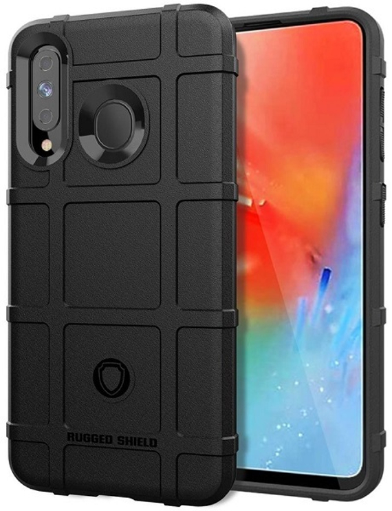 Чехол для Samsung Galaxy A60 (Galaxy M40) цвет Black (черный), серия Armor от Caseport