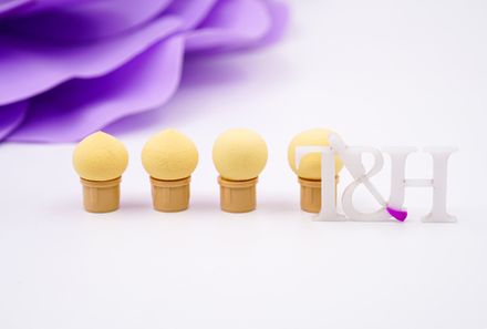 Сменная насадка-спонж для аэропуфинга с узким гнездом, 4 шт