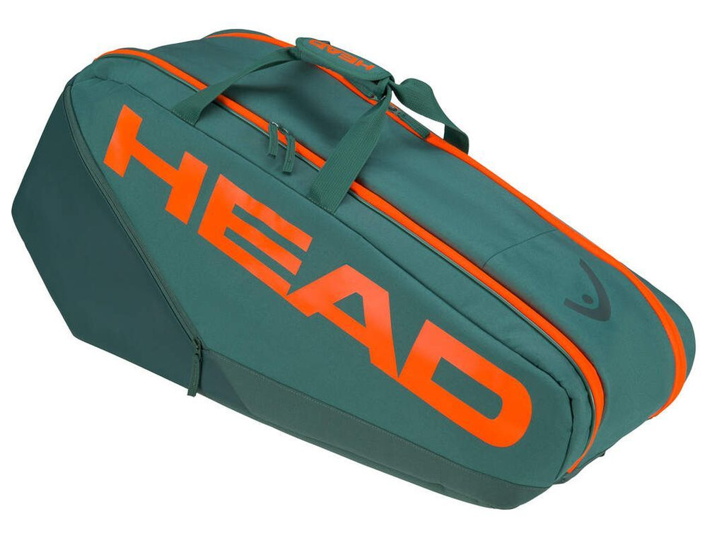 Сумка теннисная Head Pro Racquet Bag M - dark cyan/fluo orange