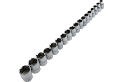 Набор инструментов 1/2",1/4", CrV пласт.кейс 94пре