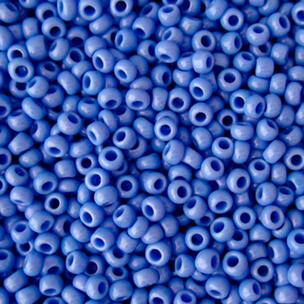 T139 Бисер TOHO круглый, размер 11/0, цвет Непрозрачный, барвинок, 5 грамм