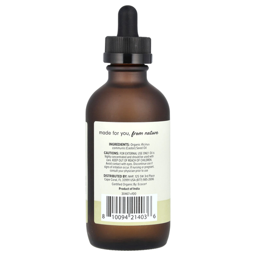 Dr. Mercola, Ola Botanicals, касторовое масло, 118 мл (4 жидк. унц.)