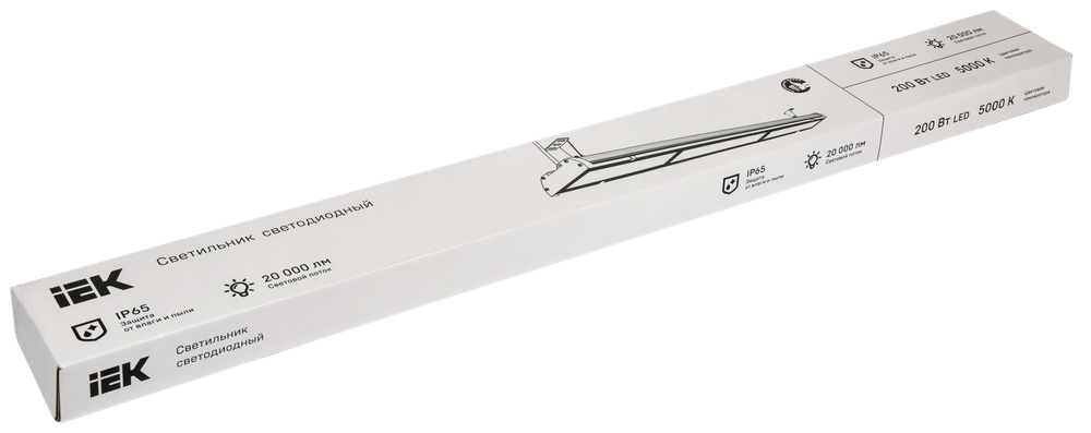 Светильник LED для высоких пролетов ДСП 7021 200Вт 5000К IP65 1188х43.2мм LIGHTING IEK