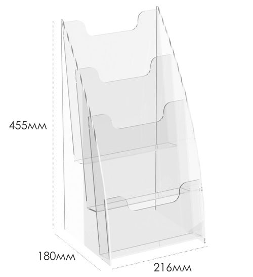 Подставка под буклеты А4 3х-ярусная