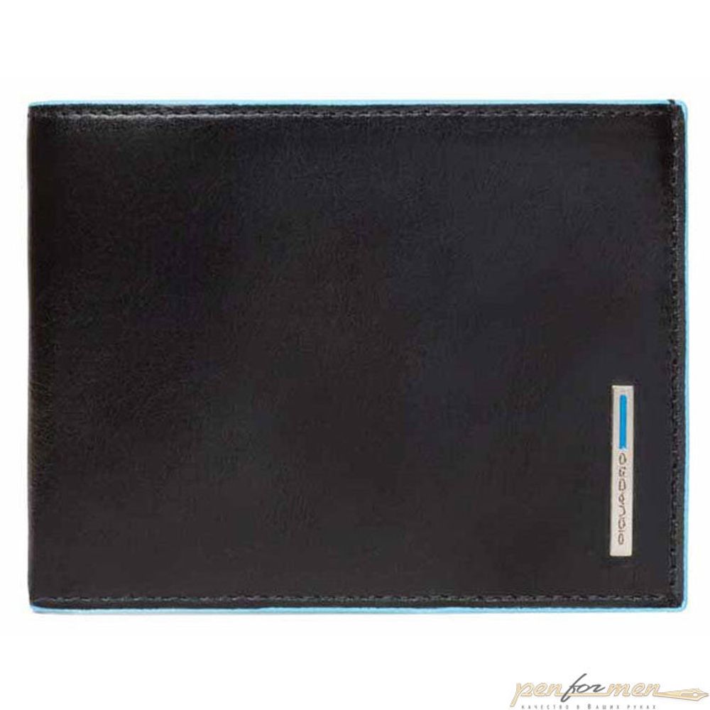 Кошелек мужской Piquadro Blue Square черный (PU1241B2R/N)