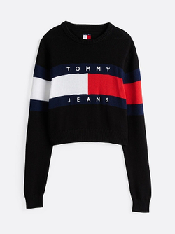 Джемпер женский TOMMY JEANS TJW CENTER FLAG SWEA