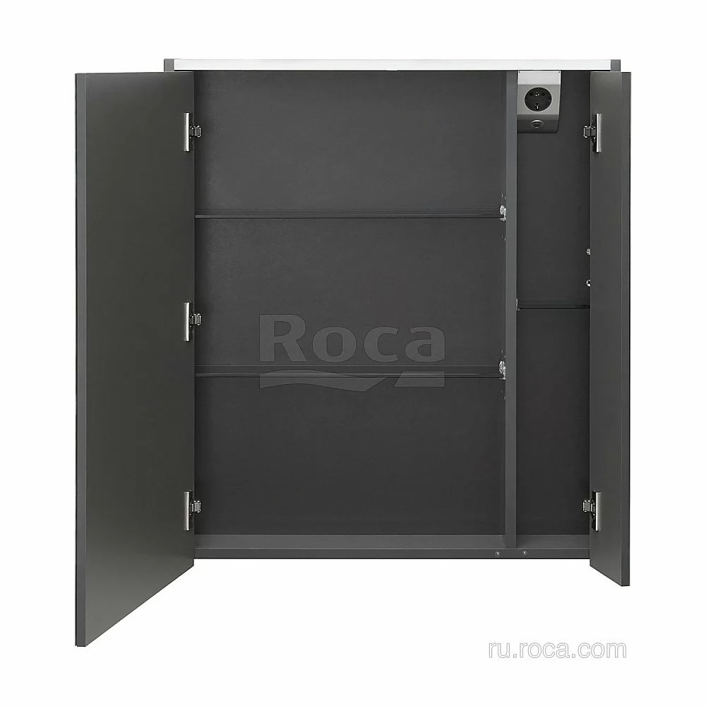 Зеркальный шкаф Roca Ronda ZRU9302969 70 белый глянец/антрацит