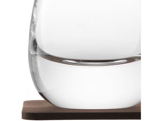 Набор стаканов с деревянными подставками islay whisky, 250 мл, 2 шт.