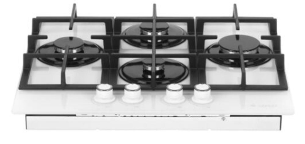 Поверхность варочная  Гефест ПВГ 2231 К12 (белое стекло (ромб), газ/к, 60*52)