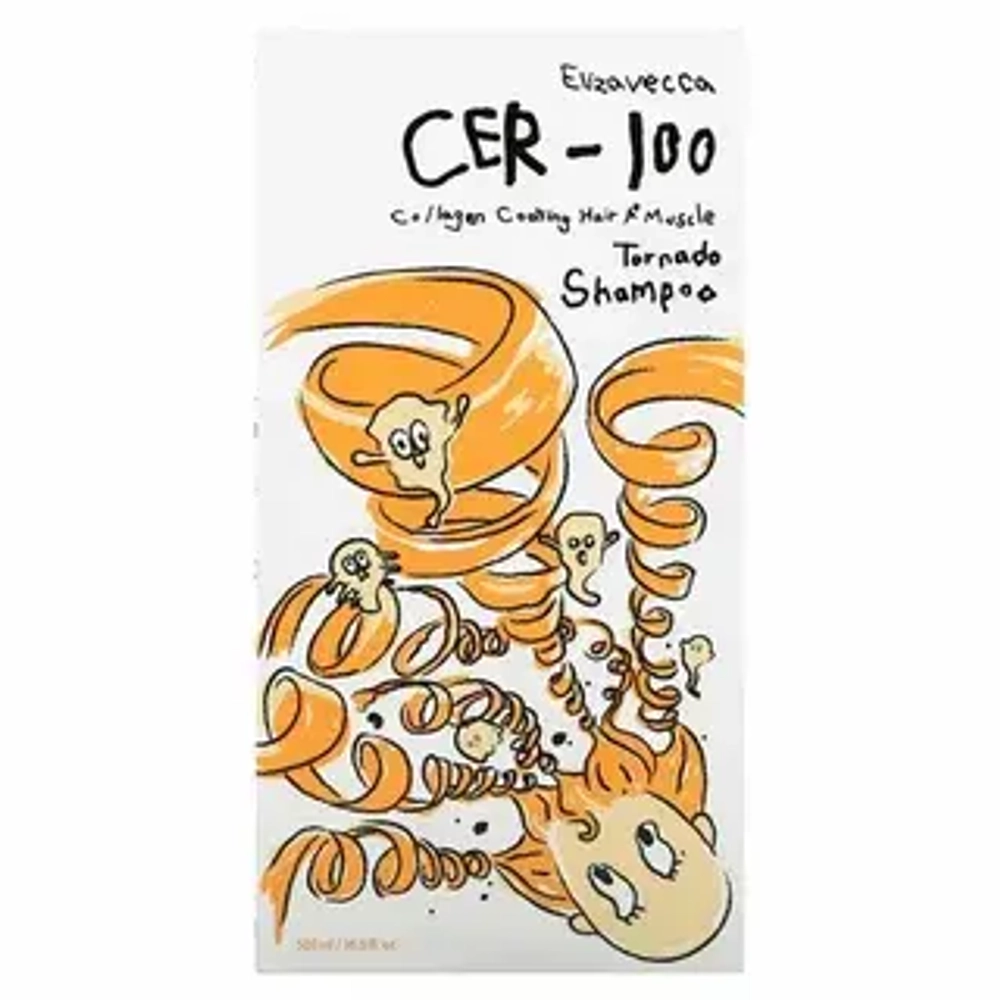 Шампунь для волос с коллагеном Cer-100 Collagen Coating Hair A+ Muscle HellTornado Shampoo