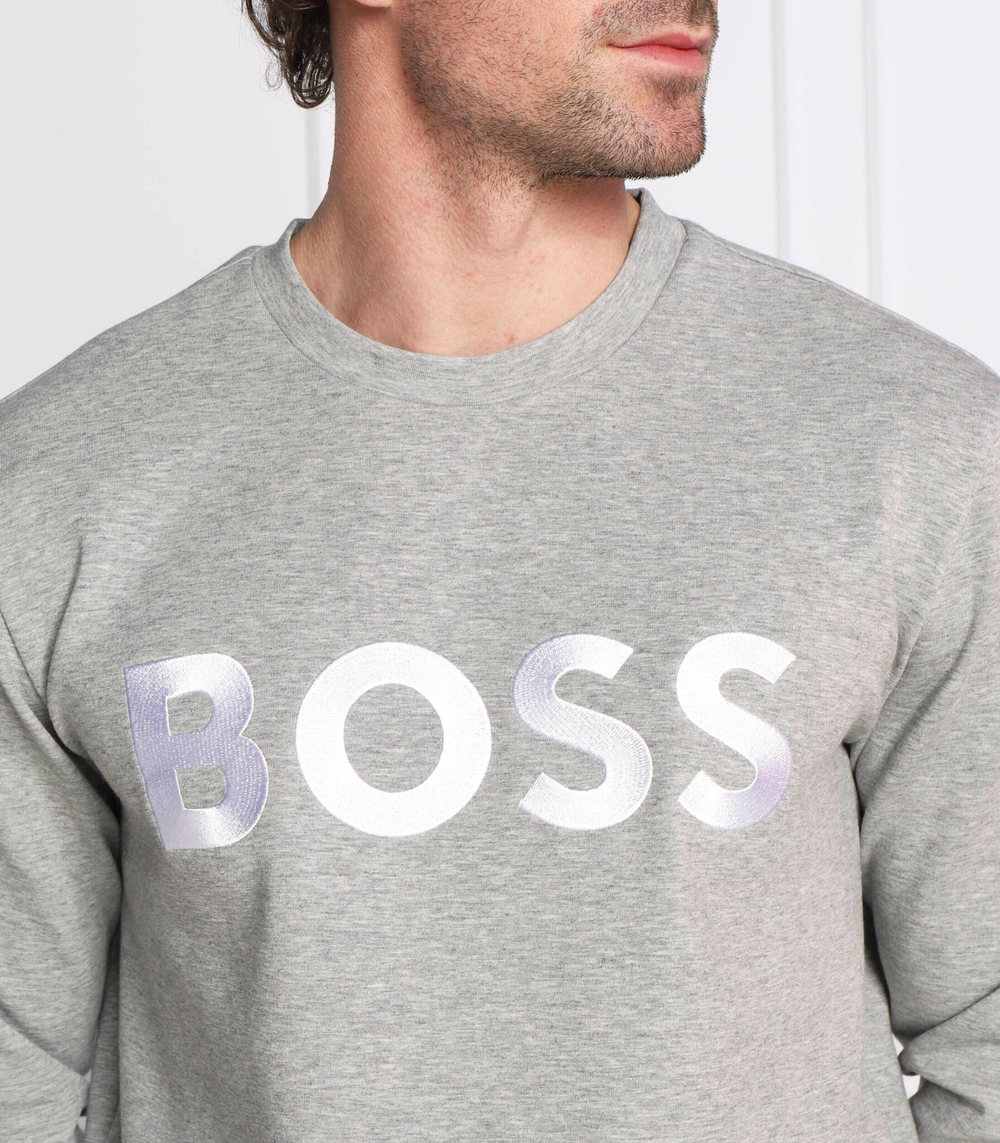 Худи salbo 1 BOSS GREEN - серый(50482898)