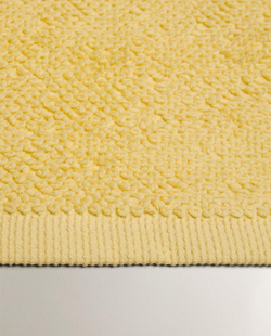 Zara Home - Гладкий нескользящий коврик для ванной, желтый, 50x70 см