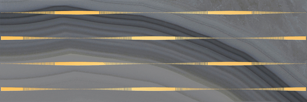 Agat Lines Декор серый 20х60