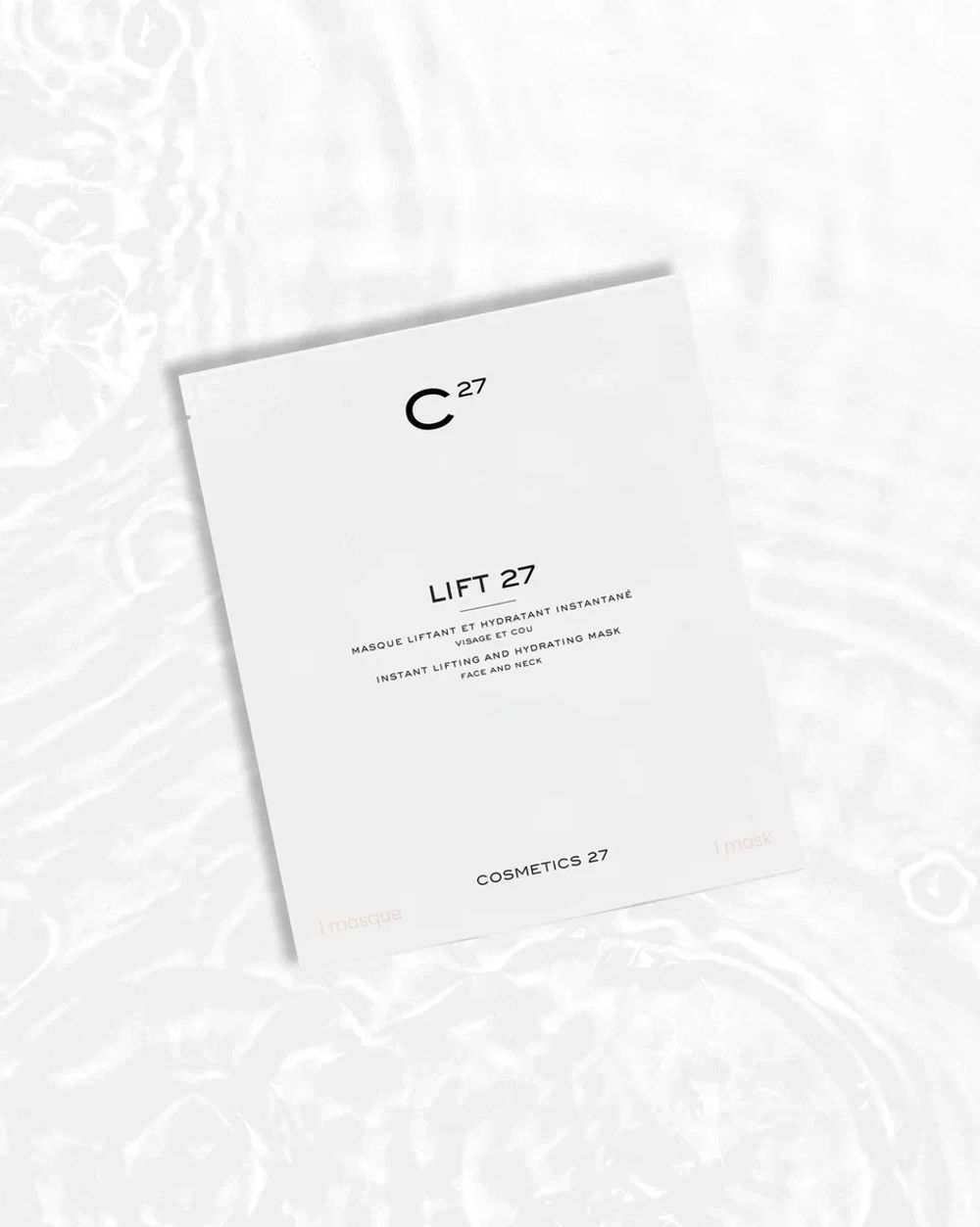 COSMETICS 27 (C 27) Био-органическая лифтинг-маска мгновенного действия 4 шт