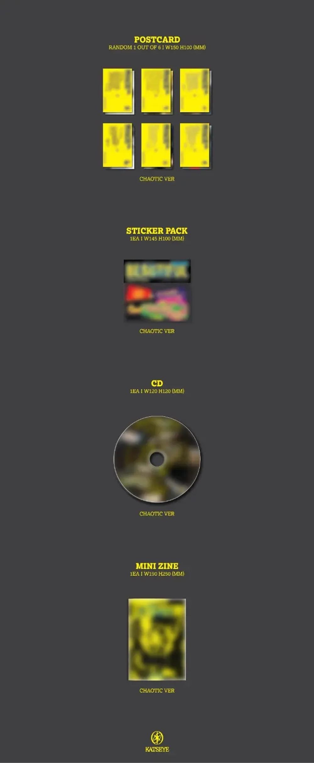 Альбом KATSEYE - Beautiful Chaos (Chaotic ver.)