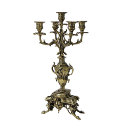 Bello De Bronze Канделябр Каранка 5-ти рожковый, антик