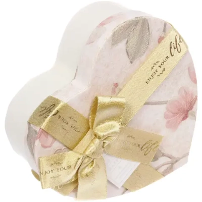 Коробка подарочная «Грация сердца» 16*14*6 см, Золото