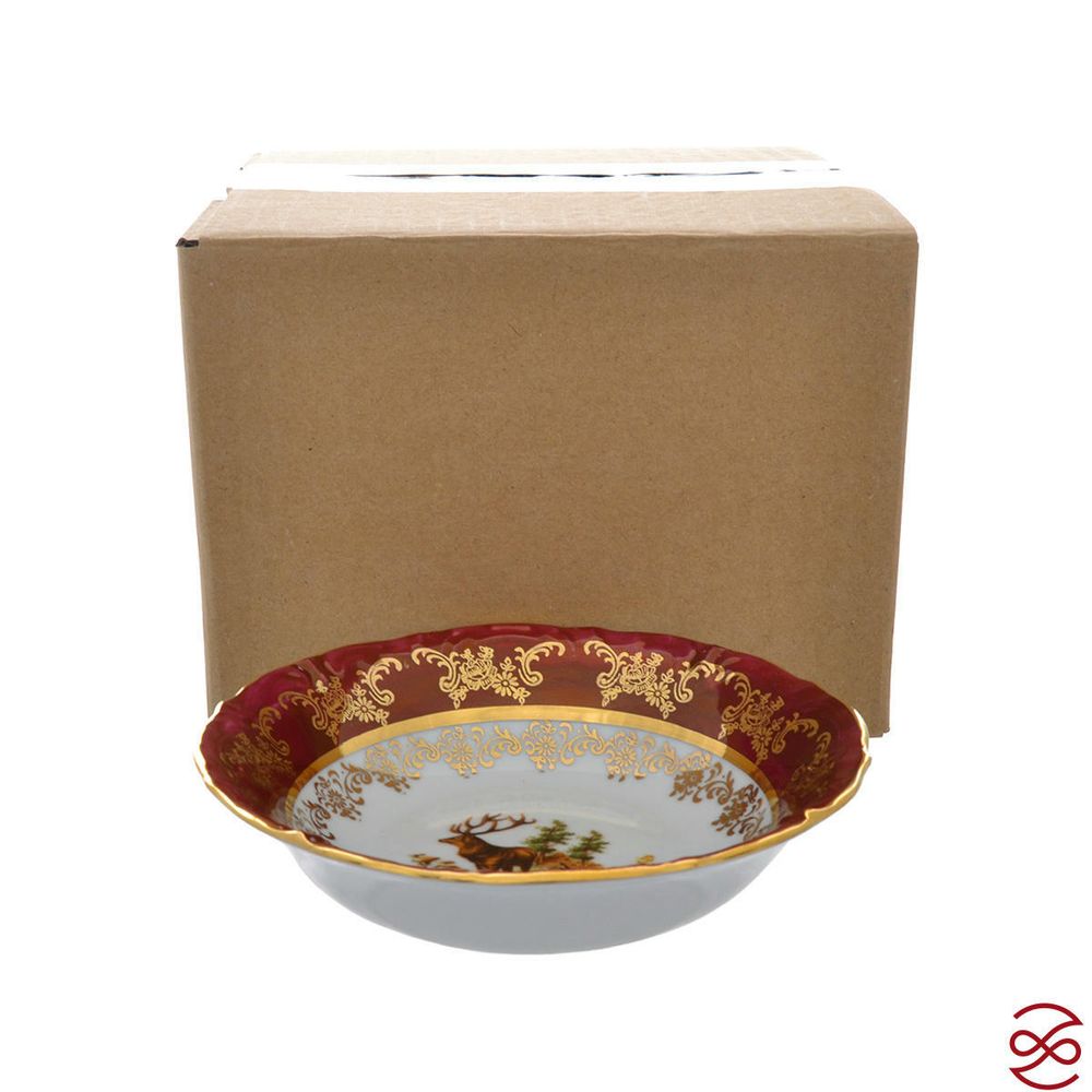 Набор салатников Repast Охота красная Мария-тереза 16 cm (6шт)