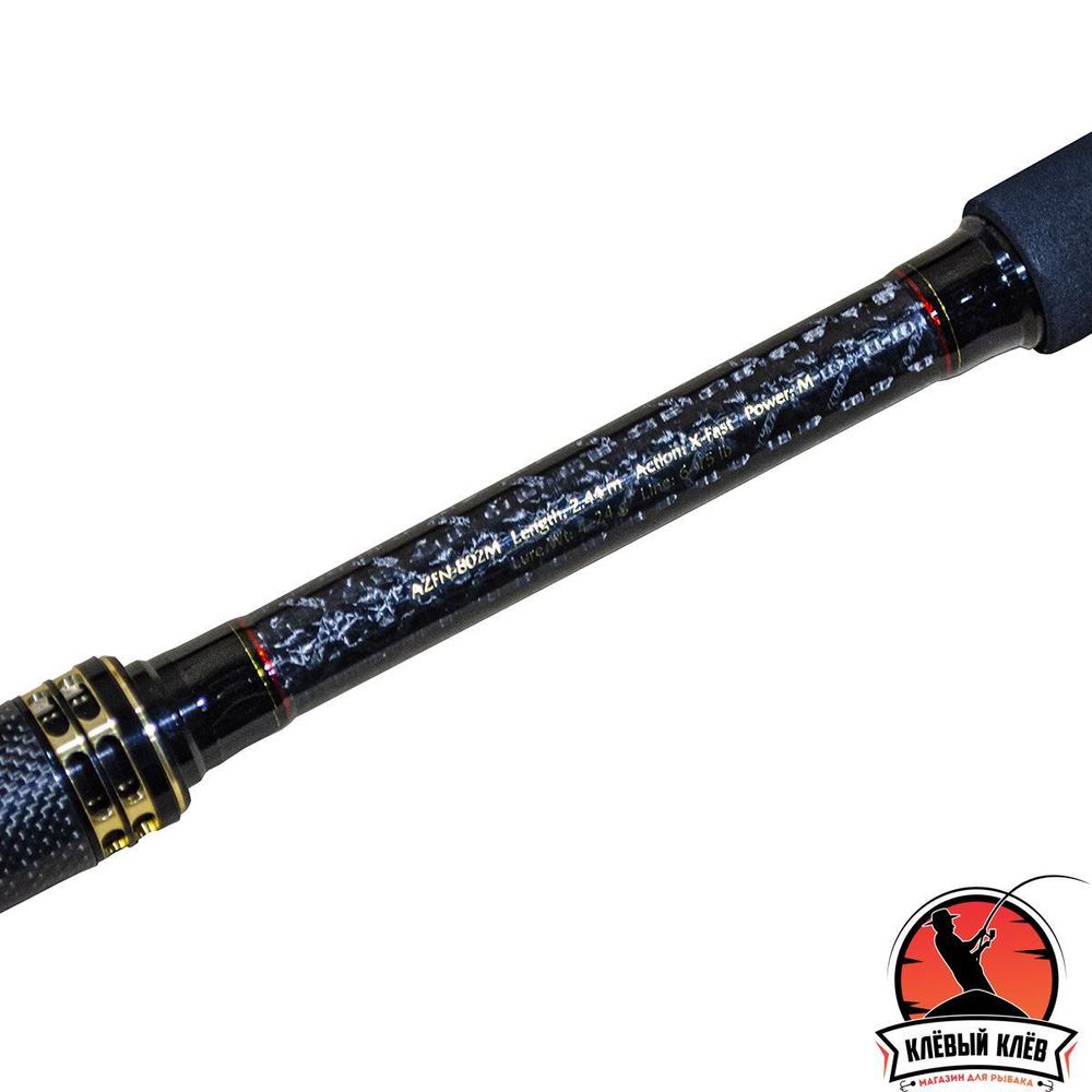 AZURA Удилище спиннинговое Falcona 802M 2,44м тест 4-24г