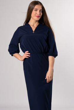 Платье женское 4211ВП, темно-синий #86ТС054211ВП