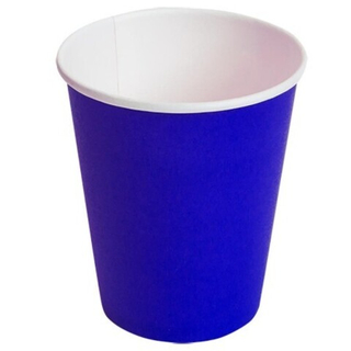 Стакан бум. 250мл 80мм СИНИЙ  1/10шт