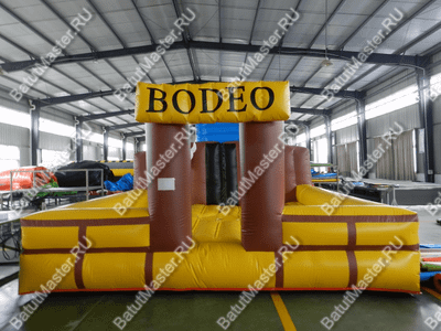 Надувной батут для аттракциона Родео "Дикий Запад", 5*5*3 м