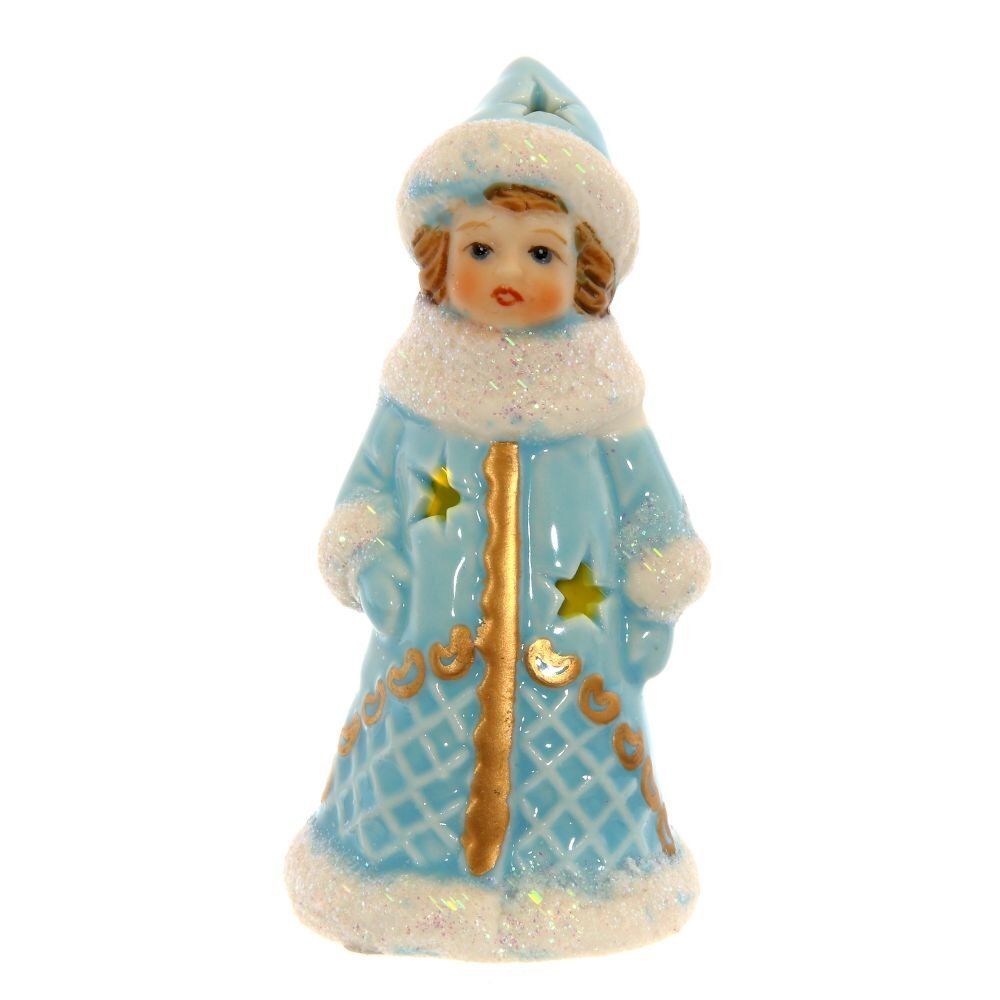 GAEM Фигурка декоративная "Снегурочка" с подсветкой, L5 W5 H11 см, 2в.