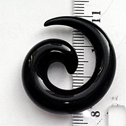 Спираль диаметром 6 мм расширитель из акрила 1 штука