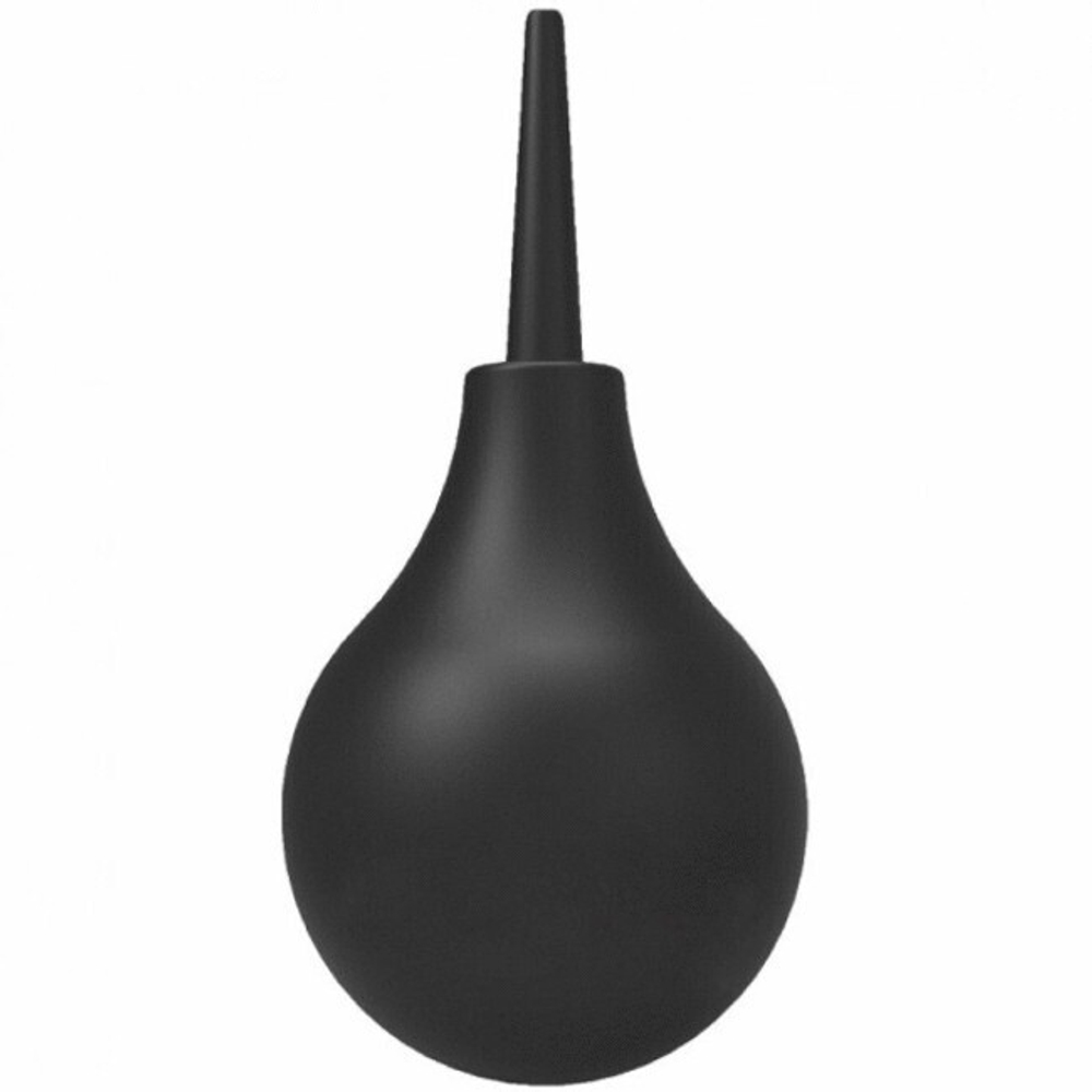 Анальный душ "Non Return Valve Anal Douche" с обратным клапаном (224 мл) (Цвет: черный)