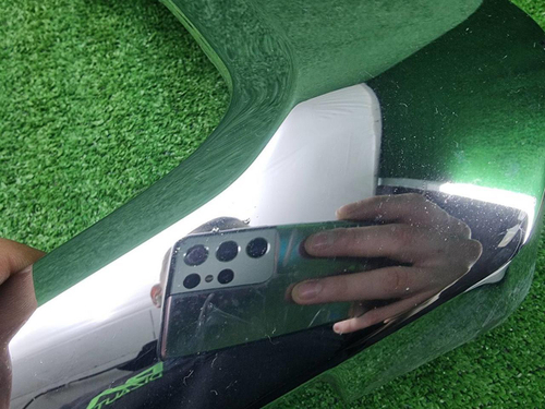 Молдинг бампера левый Mitsubishi Outlander 3 15-нв