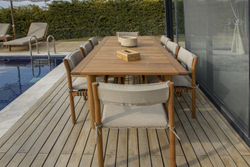 ICON Table Стол обеденный деревянный, массив ироко