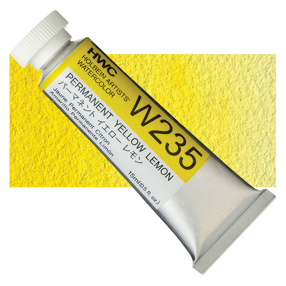 Акварель Holbein 15 мл. 235 [A] Permanent Yellow Lemon