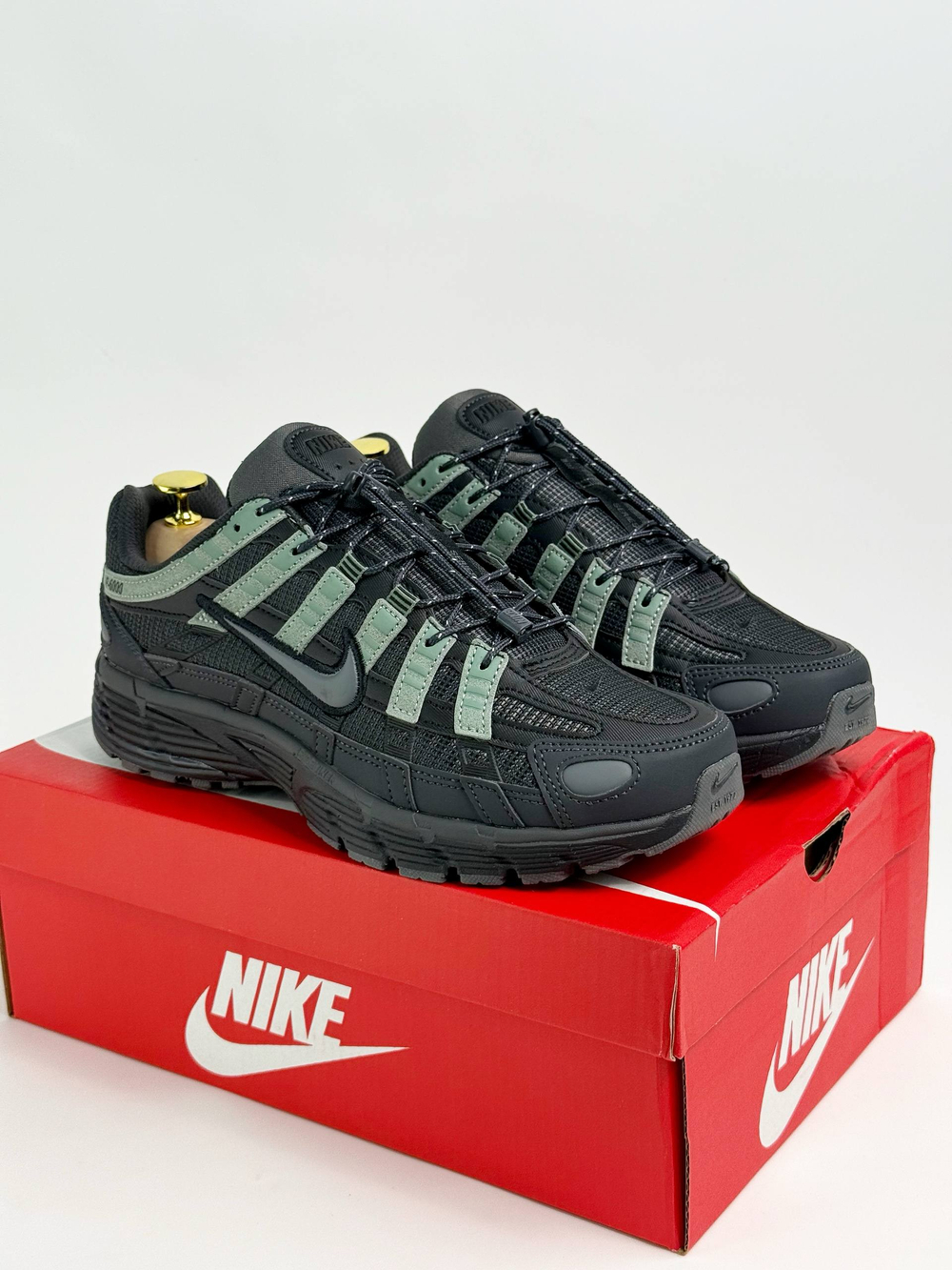 Кроссовки Nike P-6000 #B133 (зел.)