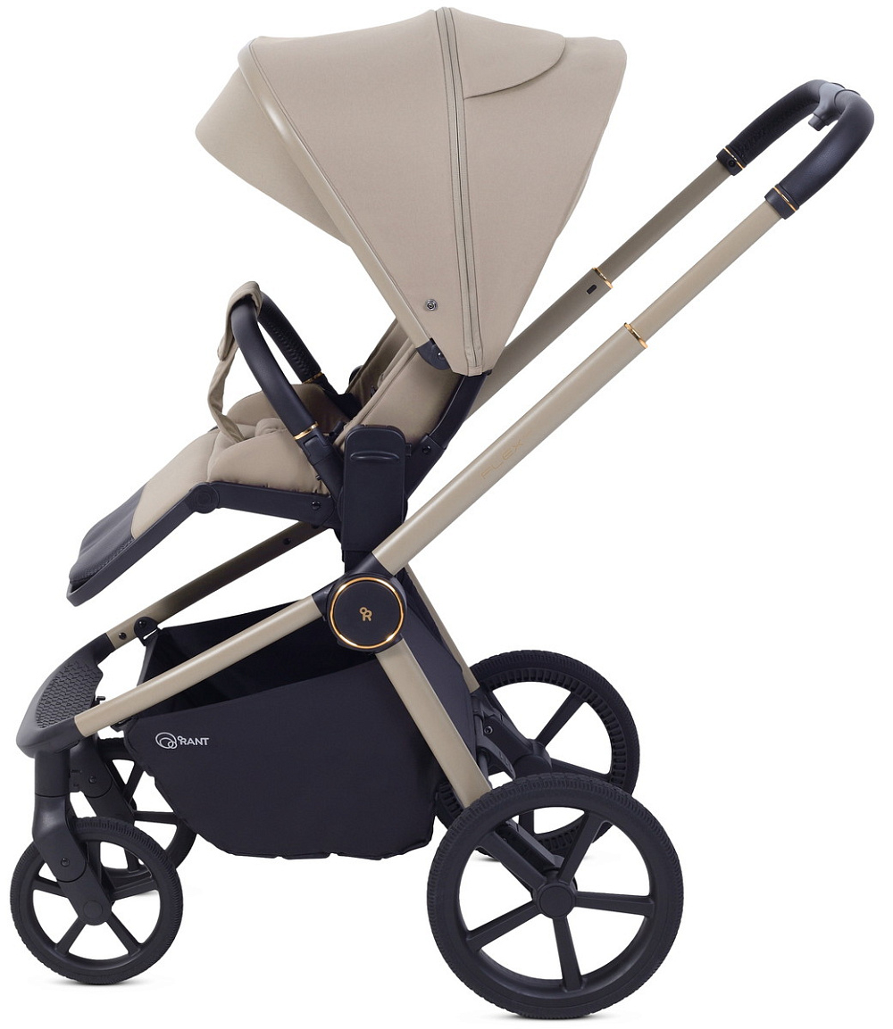 Детская коляска Rant Flex Therm Soft 3 в 1 с автокреслом Cruise Grey Sandy Beige