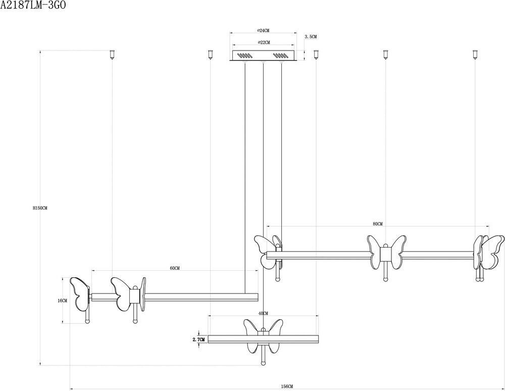 Подвесная люстра Arte Lamp DARCY