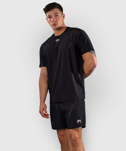 Футболка спортивная Venum Lazer Black/Grey