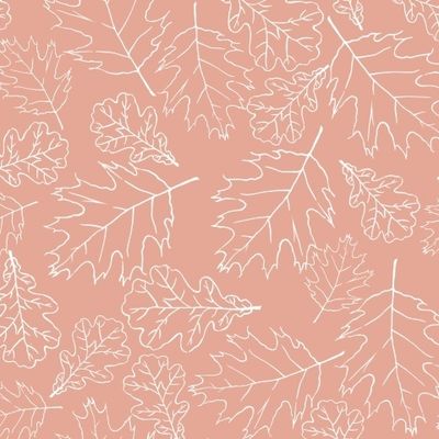 Нежные следы от листьев