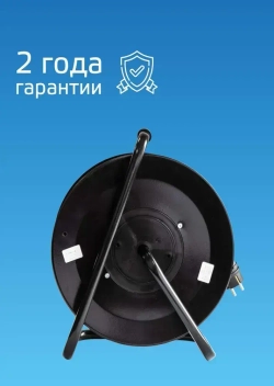 Удлинитель на катушке 50м 4 гн 3х2.5 3500 Вт 220В IP44, заземление, предохранитель, КОСМОС