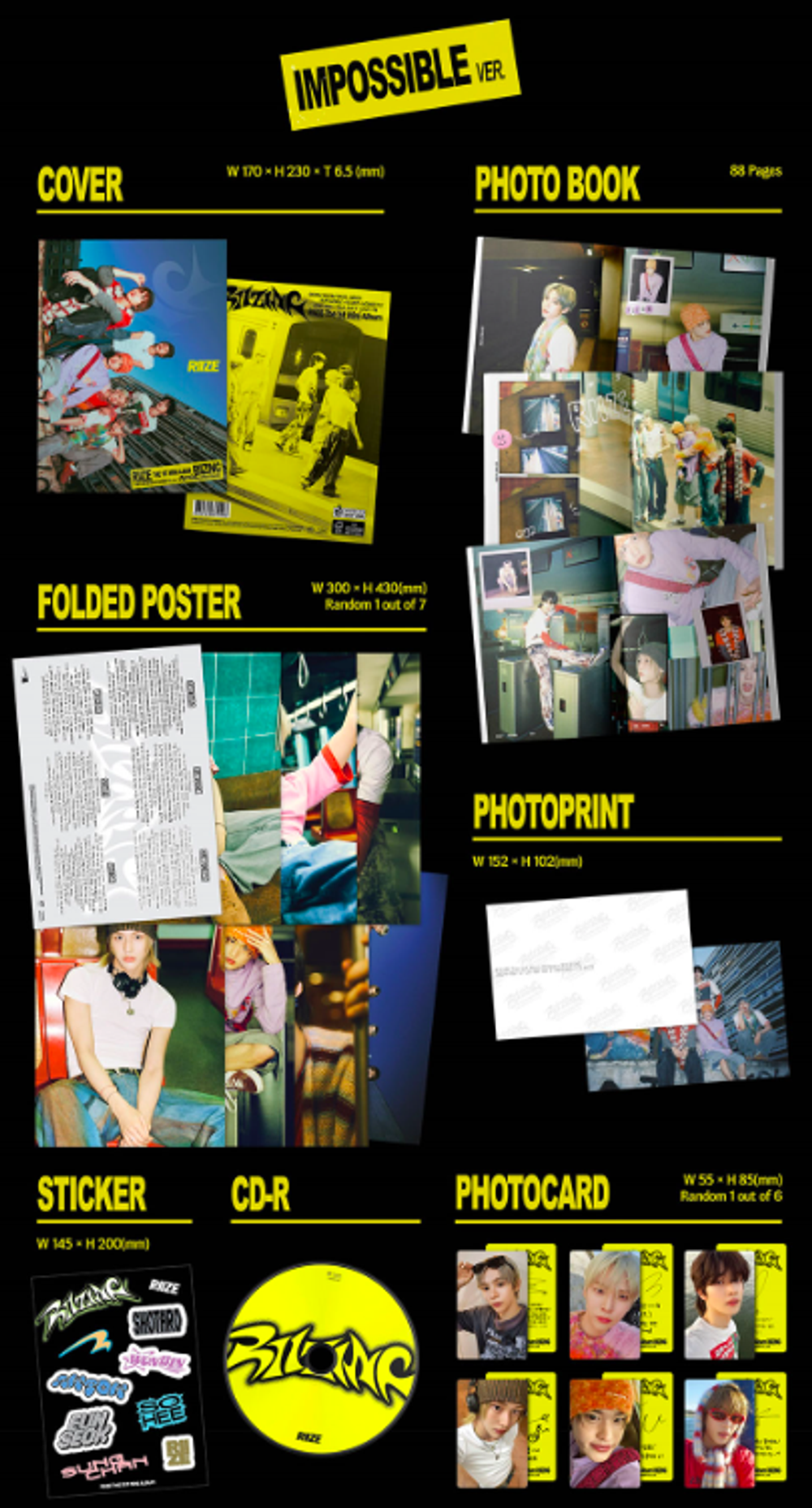 Альбом RIIZE - 1st Mini Album RIIZING (Photo Book ver.)