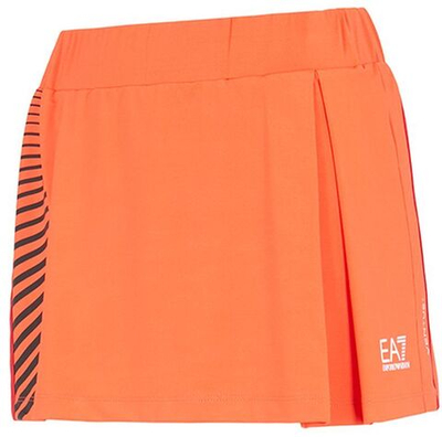 Теннисная юбка EA7 Woman Jersey Miniskirt - fiesta