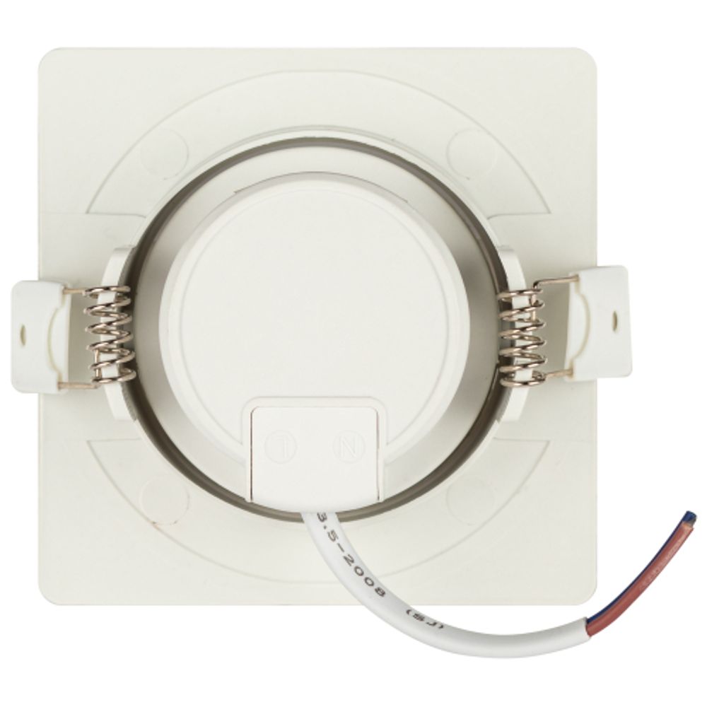 KL LED 21A-5 3K WH Светильник ЭРА светодиодный квадратный поворотн. LED SMD 5W 3000K, белый | Встраиваемые LED светильники