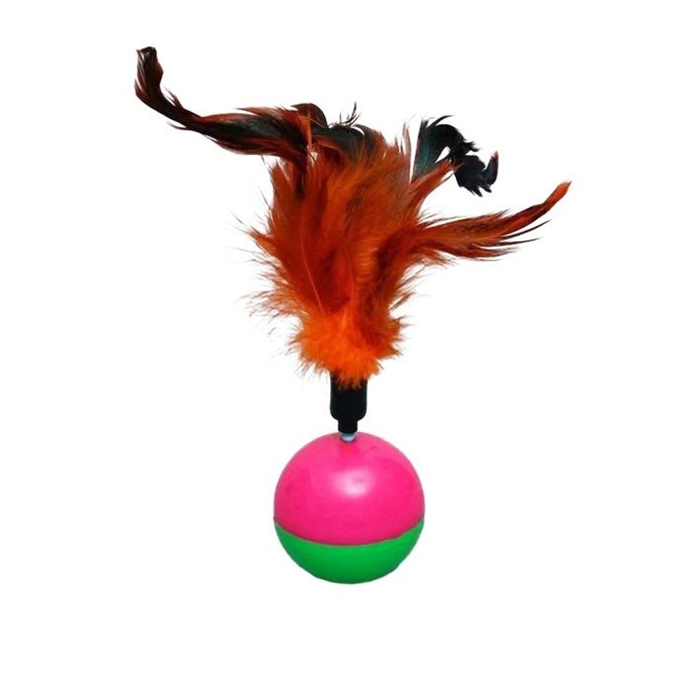 Игрушка-неваляшка Чистый котик для домашних животных оранжевая XH-025 Игрушка-неваляшка Чистый котик для домашних животных оранжевая XH-025