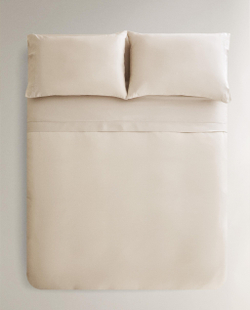 Пододеяльник Zara Home сатин, хлопок 100%, однотонный, 0136/088