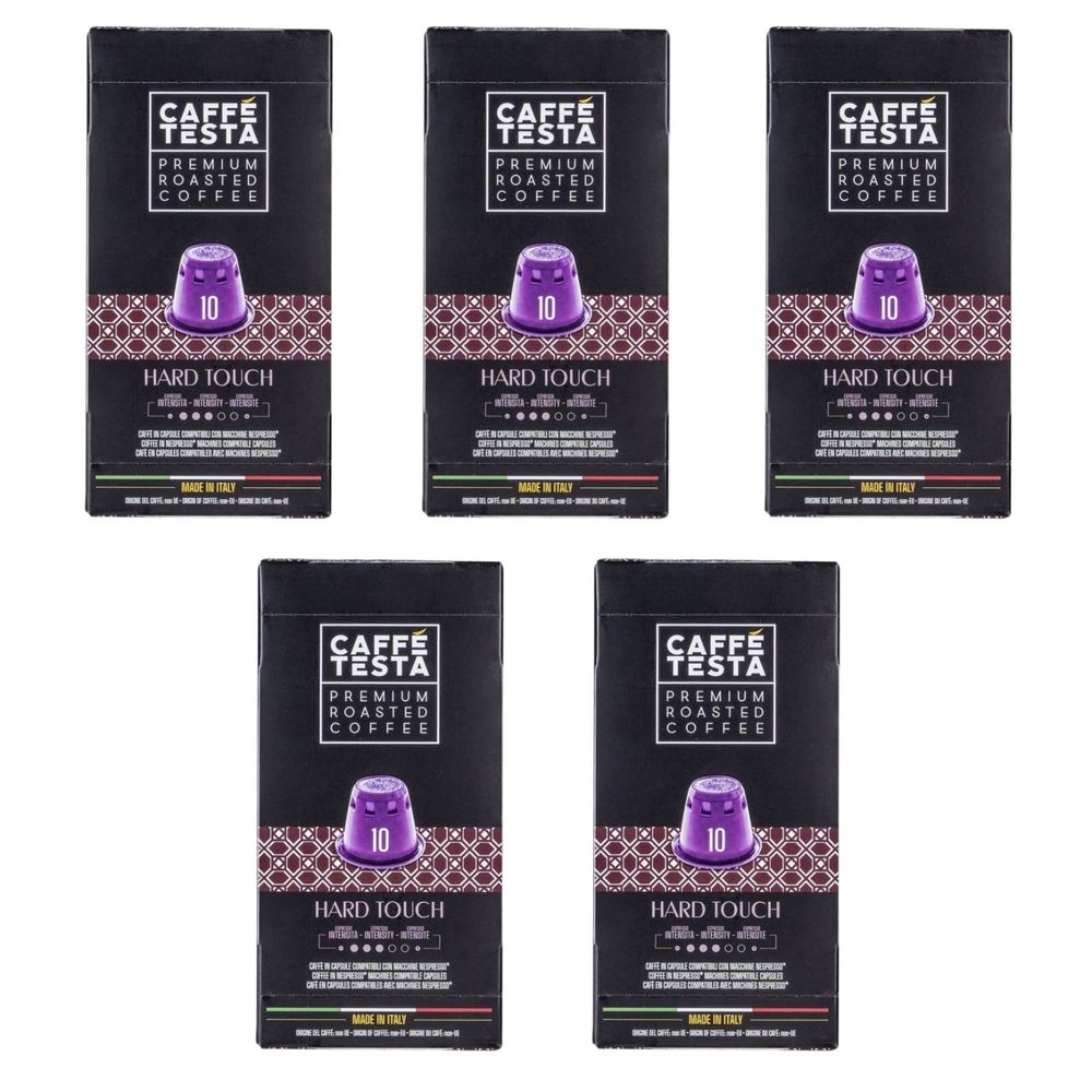 Кофе в капсулах Nespresso Caffe Testa Hard Touch 10 шт 5 шт