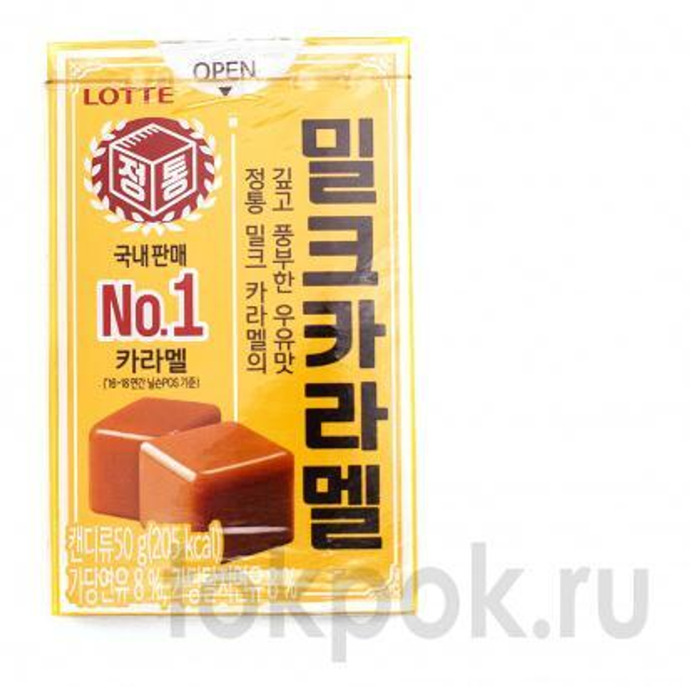 Молочная Карамель Lotte Rich Milk Caramel, 50 гр