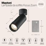 Потолочный светильник Technical C055CL-L12W4K-Z-B