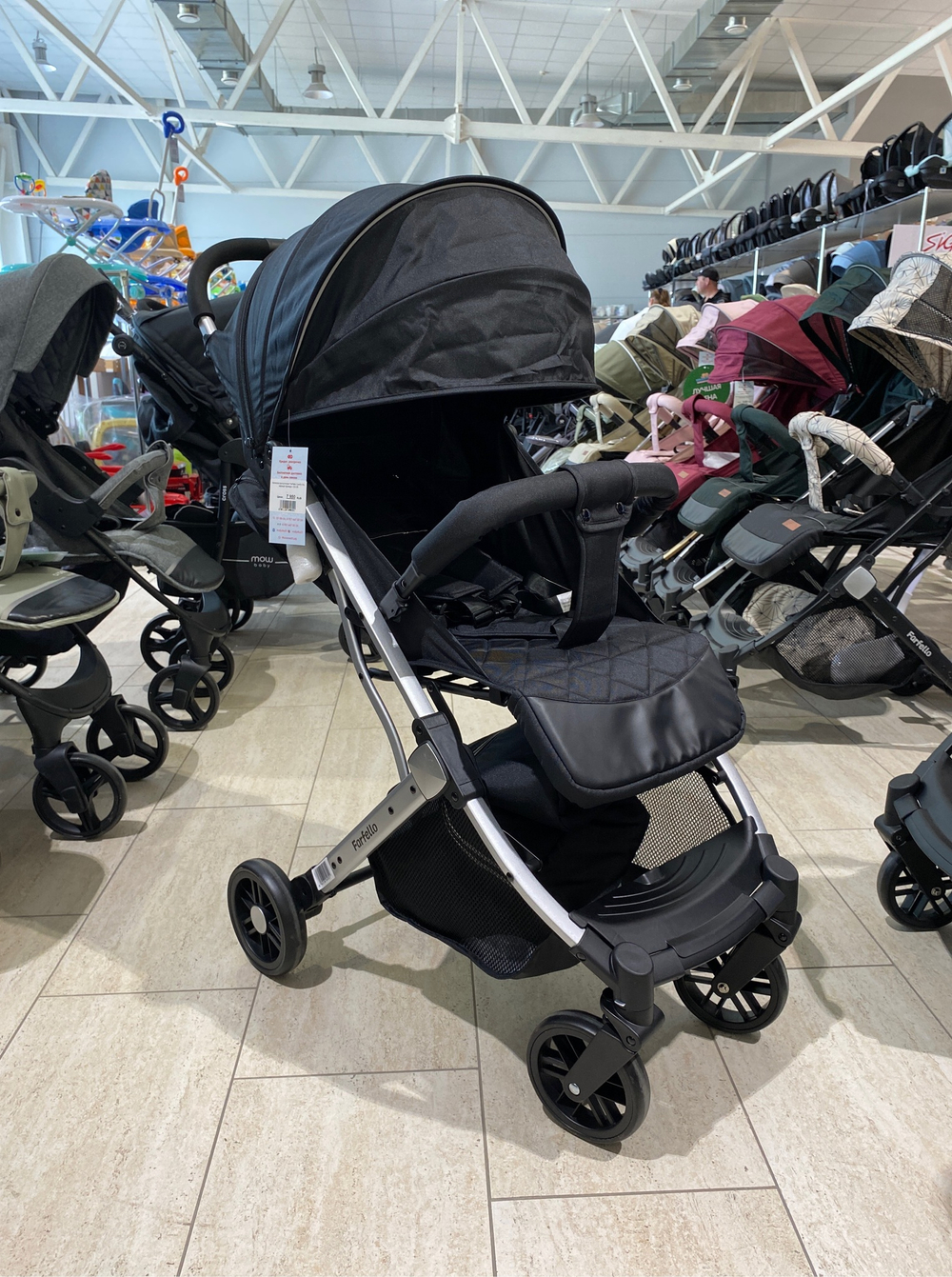 Коляска прогулочная Farfello Comfy Go, черный Артикул: CG-35