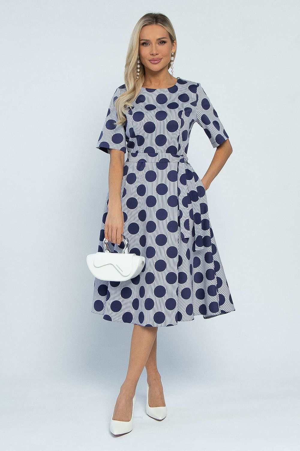 Платье Стиляги (голубое) П13418-16М LT Collection