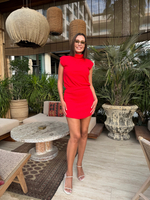 Юбка в алом цвете