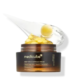 MEDICUBE Deep Vita C Capsule Cream – капсульный крем с витамином С для сияния кожи, 55 г